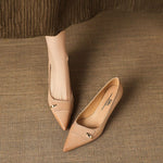 Isadora Genuine Leather Heels