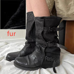 Anmutige orthopädische Stiefel für einen modernen Look