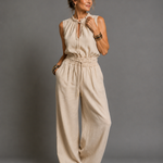 Jette | Sleeveless Jumpsuit with Wide Legs