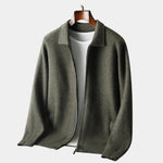 Cashmere Heritage Knit Jacket - Cross & Crown