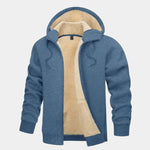 Winter Core Sherpa Hoodie Jacket - Cross & Crown