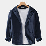 Oldbrook Summer Linen Blazer - Cross & Crown