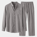 Classic Collar Relaxed Set - Cross & Crown