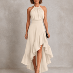 Chloe | Halter Ruffle Hem
