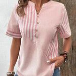 Lila | Soft Striped Blouse