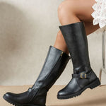 CLARA LOW HEEL BOOTS
