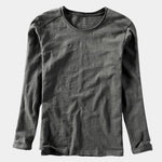 Essential Vintage Cotton Long Sleeve Tee - Cross & Crown