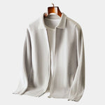 Cashmere Heritage Knit Jacket - Cross & Crown