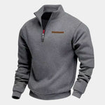 Slate Urban High Collar Pullover - Cross & Crown
