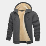Winter Core Sherpa Hoodie Jacket - Cross & Crown