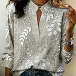EDEN CHIC HIGH-NECK BLOUSE