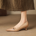 Isadora Genuine Leather Heels