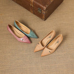 Isadora Genuine Leather Heels