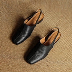 Svella Genuine Leather Slingbacks