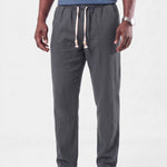 Azure Coast Linen Trousers - Cross & Crown