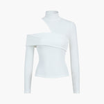 Ginevra | Asymmetric High-Neck Top