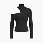 Ginevra | Asymmetric High-Neck Top