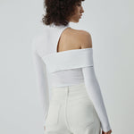 Ginevra | Asymmetric High-Neck Top