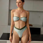 Binnie® | Contrasting Triangle Bikini Set