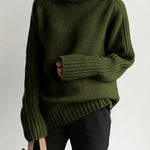 Fern | Ribbed Mock Neck Sweater