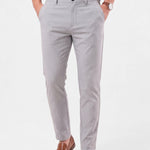Bamboo Fiber Minimalist Straight Trousers - Cross & Crown