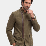 Bearstone Suede Field Jacket - Cross & Crown