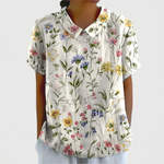 ROSEDENE SAGE FLORAL BLOUSE