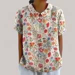 ROSEDENE SAGE FLORAL BLOUSE