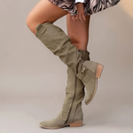 AINSMERE SLOUCH SUEDE KNEE-HIGH BOOTS