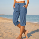 LANGPORT CALF-LENGTH CAPRI TROUSERS