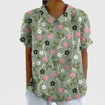 ROSEDENE SAGE FLORAL BLOUSE