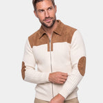 Camborne Elbow Patch Quarter Zip Pullover - Cross & Crown