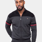 Cardigan Sweater Zipper Standing Collar Knitwear - Cross & Crown