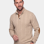 Timberline Long Collar Knit Sweater - Cross & Crown