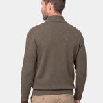 Cashmere Zip Sweater Knit Turtleneck - Cross & Crown