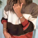 Maureen | Colorblock Knit Sweater