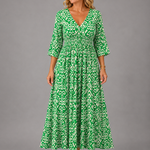 Althea™ | Bohemian Flow Midi Dress