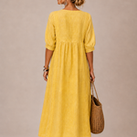 ELENA | V-Neck Midi Dress