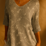 Maribeth | Floral Print Relaxed Top