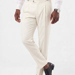 Classic Italy Sidetab Elastic Trousers - Cross & Crown