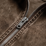 RIVINGTON HALF-ZIP DENIM JACKET