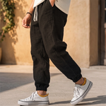 MOORHAVEN LINEN TRAVEL JOGGERS