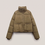 DAHLIA CONTRAST-COLLAR WINTER COAT