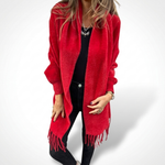 FERNLEIGH KNITTED FRINGE WRAP