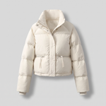 DAHLIA CONTRAST-COLLAR WINTER COAT