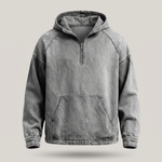 RIVINGTON HALF-ZIP DENIM JACKET