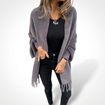 FERNLEIGH KNITTED FRINGE WRAP