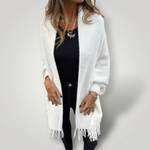 FERNLEIGH KNITTED FRINGE WRAP