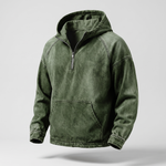 RIVINGTON HALF-ZIP DENIM JACKET