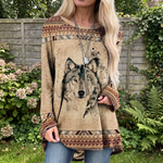 TAWNYBROOK WESTERN ANIMAL PRINT TOP